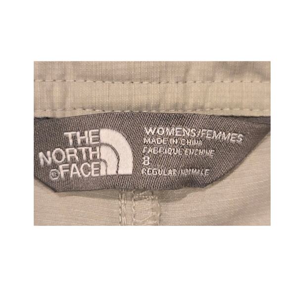 The North Face Hiking Trail Capris Deep Front Pockets Beige Womens Size 8 - Picture 7 of 10